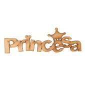 Aplique em MDF Princesa G Ref.11125 20x6,5cm