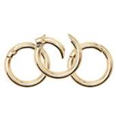 Argola Articulada Dourada 24mm com 06 Und