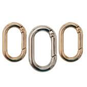 Argola Articulada Oval Circulo 34mm 500216 c/6und