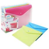 Arquivo Full Color Dello com 5 Envelopes Coloridos 6029