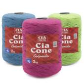 Barbante Cia Textil Colorido N.06 2Kg