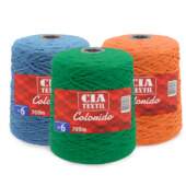 Barbante Cia Textil Colorido N.06 700g
