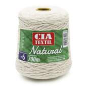 Barbante Cia Textil Natural 4/6 N.06 700g