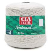 Barbante Cia Textil Natural N.04 1,0Kg 1470mts