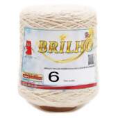 Barbante Fial Brilho Prata CRU-98P N.06 536 mts