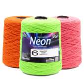 Barbante Neon Fial N.06 com 500g 536mts