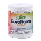 Barbante EuroRoma Especial 5 8X3 Branco - 1 unidade