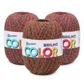 Barbante Supremo Color Brilho Natal N.06 400g 452mts