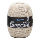 Barbante Supremo Especial Brilho Ouro N.06 Cru 760mts