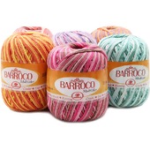 Barbante Barroco Multicolor 200g Cores Sortidas com 06 Und FL