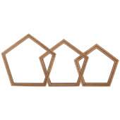 Bastidor MDF 6mm Pentágono Decorart