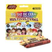 Big Giz de Cera Multicultural Acrilex 09122 com 12 Und