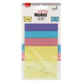 Bloco Adesivo Smart Notes Transparente Pastel 75x75mm 40 Fls