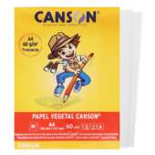 Bloco Papel Vegetal A4 Canson 60g com 10 Folhas