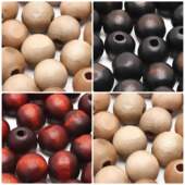 Bola de Madeira RREL 23mm com 50 Und