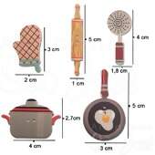 Botão Patchwork We Care About Kit Cozinha Ref.2035 - 05 Und