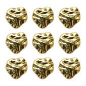 Botão KR com Pé 7964-28 Dourado 25 Und