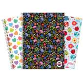 Caderno Espiral Capa Dura Universitário Tilibra Pepper Fem. 10 Matérias 160 Folhas