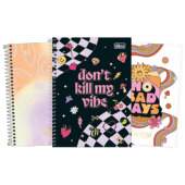 Caderno Espiral 1/4 Capa Dura Tilibra Capricho 80 Folhas FL