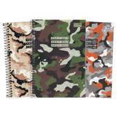 Caderno Espiral 1/4 Capa Dura Tilibra Hide 80 Folhas FL