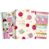 Caderno Espiral 1/4 Capa Dura Tilibra Minnie 80 Folhas FL
