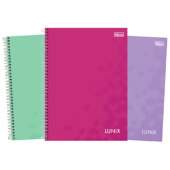 Caderno Espiral Capa Dura Universitário Tilibra Lunix 16 Matérias 256 Folhas FL