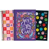 Caderno Espiral 1/4 Capa Flexível Tilibra D+ 96 Folhas