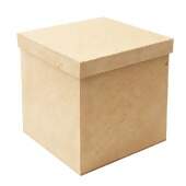 Caixa de MDF Tampa Sapato Ref.196 15x15x15cm