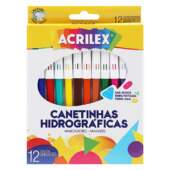 Canetinha Acrilex Hidrográfica 06902 com 12 Und