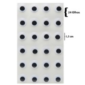 Cartela Adesiva Wei Olho 15mm OLH-15MM