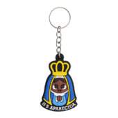 Chaveiro Emborrachado Nossa Senhora Aparecida Mod.3