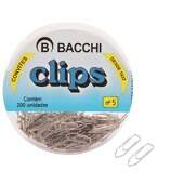 Clips Bacchi Niquelado N.05 Caixa com 200 Und