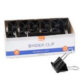 Clips para Papel Binder BRW Preto 25mm BD2512 12 Und