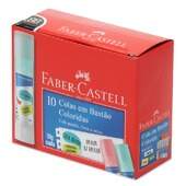 Cola Bastão Faber-Castell 10g Colors OF/8110COLORS com 10 Und