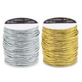 Cordão Rígido Metalizado Progresso M071-002 2mm com 50mts