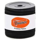 Cordão Trançado de Algodão Danitex 6mm Preto com 20mts