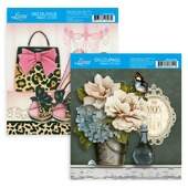 Papel Scrapbook Hot Stamping Litoarte SH30-027 Natal Xadrez