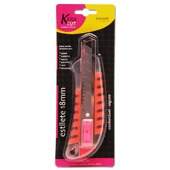 Estilete Keramik 18mm Transparente/Rosa Ref.9875