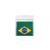 Etiqueta Najar Bandeira do Brasil Ref 18495 c/ 10 unidades