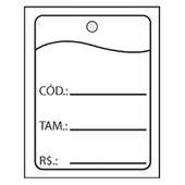 Etiqueta Singularis 30x38mm Branco com 1000 Und