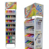 Expositor de Chão Vertical para Corantes Tupy com 432 unidades