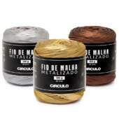 Fio de Malha Metalizado Circulo 20mm 150g