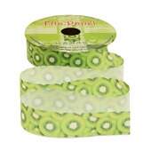 Fita de Cetim Digital Ateliê D Ref.379 25mm Kiwi 10mts FL