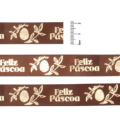 Fita de Cetim Páscoa Progresso ECF005F N.05 027 Feliz Páscoa 10mts