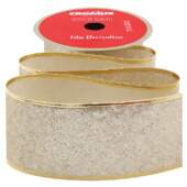 Fita de Natal Cromus 6,3cm 1014378 Champagne 9,14mts FL