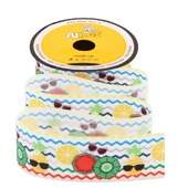 Fita De Gorgurão Abacaxi Chevron 3079-01 Alpet 40mm 10mts FL