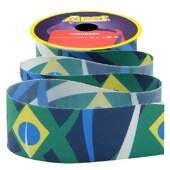 Fita de Gorgurão Pet Bandeira Brasil 0313-17 Alpet 40mm 10mts FL