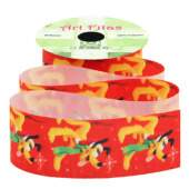 Fita de Gorgurão Pet Natal Art Fitas 20G Pluto 38mm 10mts