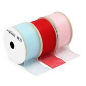 Fita de Voal com Ourela Dourada Progresso ZCD-009 N.09 38mm 10mts