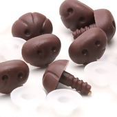 Focinho Cachorro nº 2,5 Marrom com 10 Unidades